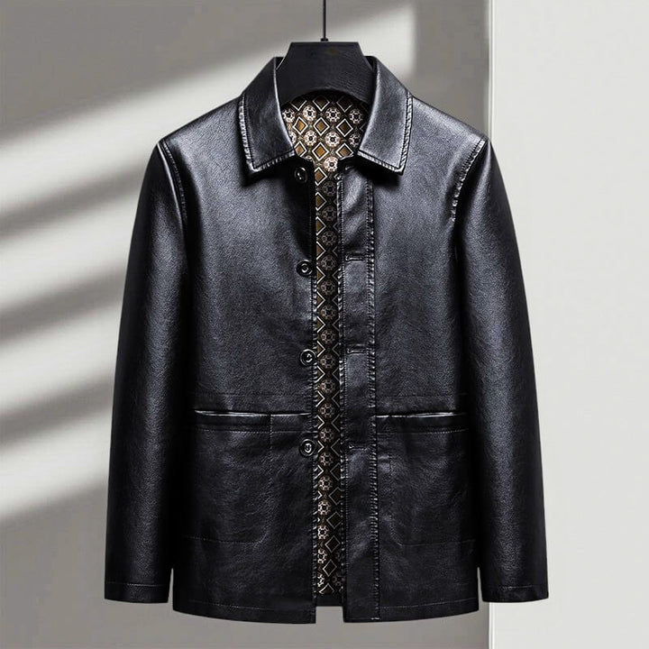 Veste Homme Similicuir Vintage Chic