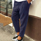 Pantalon Décontracté Coupe Droite Confort Léger et Style Moderne