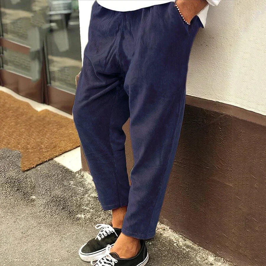 Pantalon Décontracté Coupe Droite Confort Léger et Style Moderne