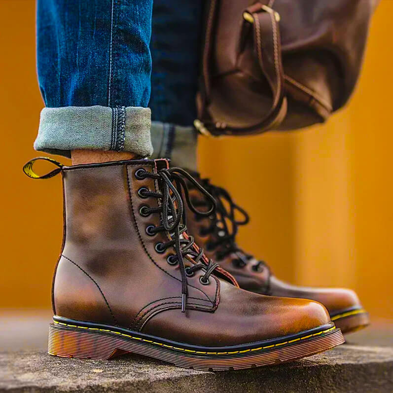 Bottes Homme Vintage Semelle Robuste