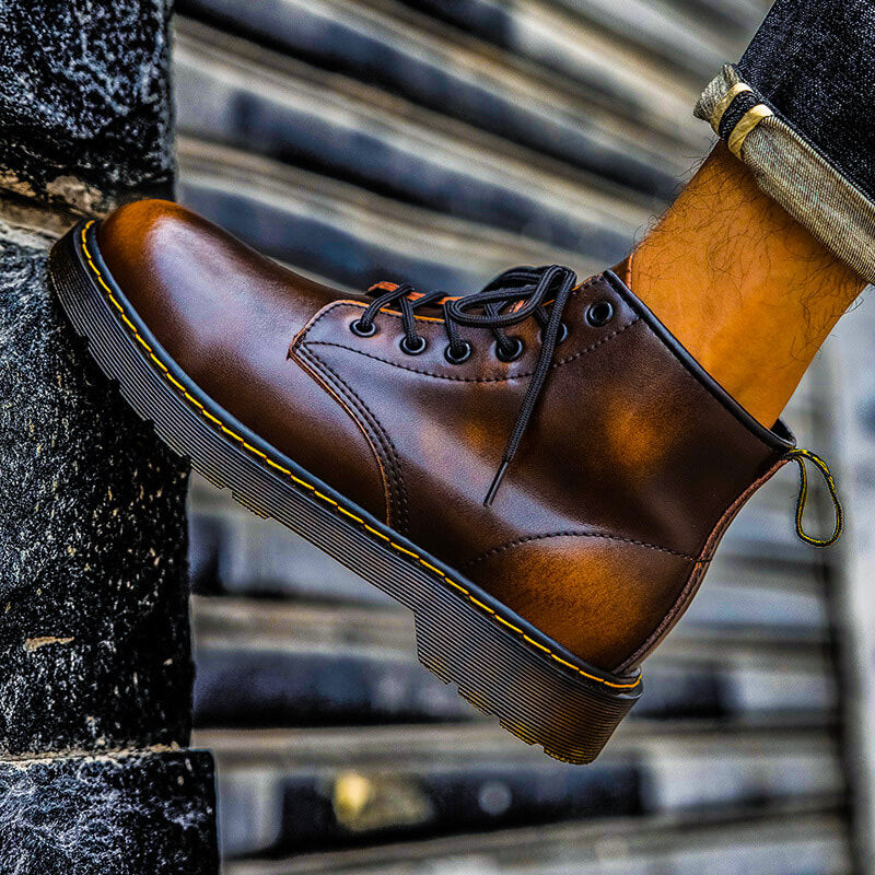 Bottes Homme Vintage Semelle Robuste