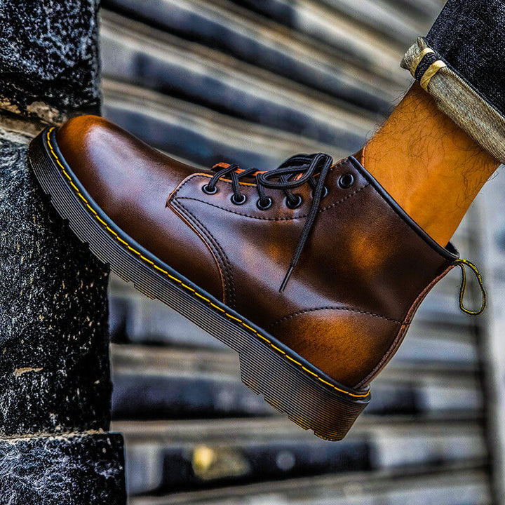Bottes Homme Vintage Semelle Robuste