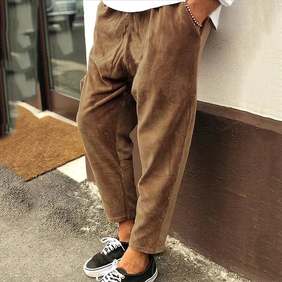 Pantalon Décontracté Coupe Droite Confort Léger et Style Moderne