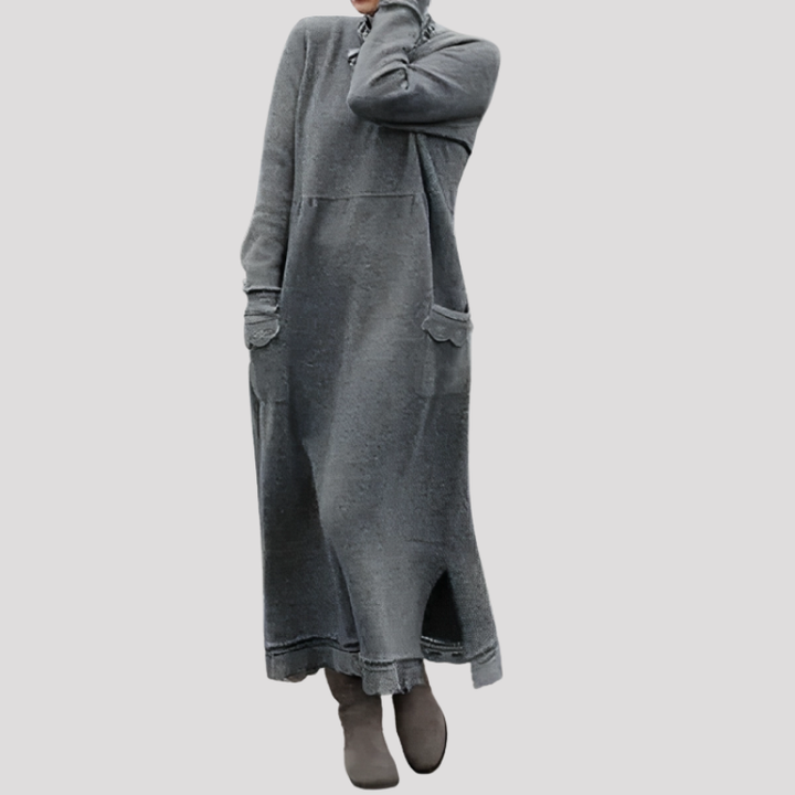 Robe Pull Femme Longue Confort Chic