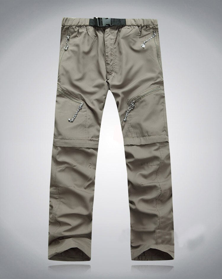 Pantalon Cargo Homme Convertible Multi-Poches