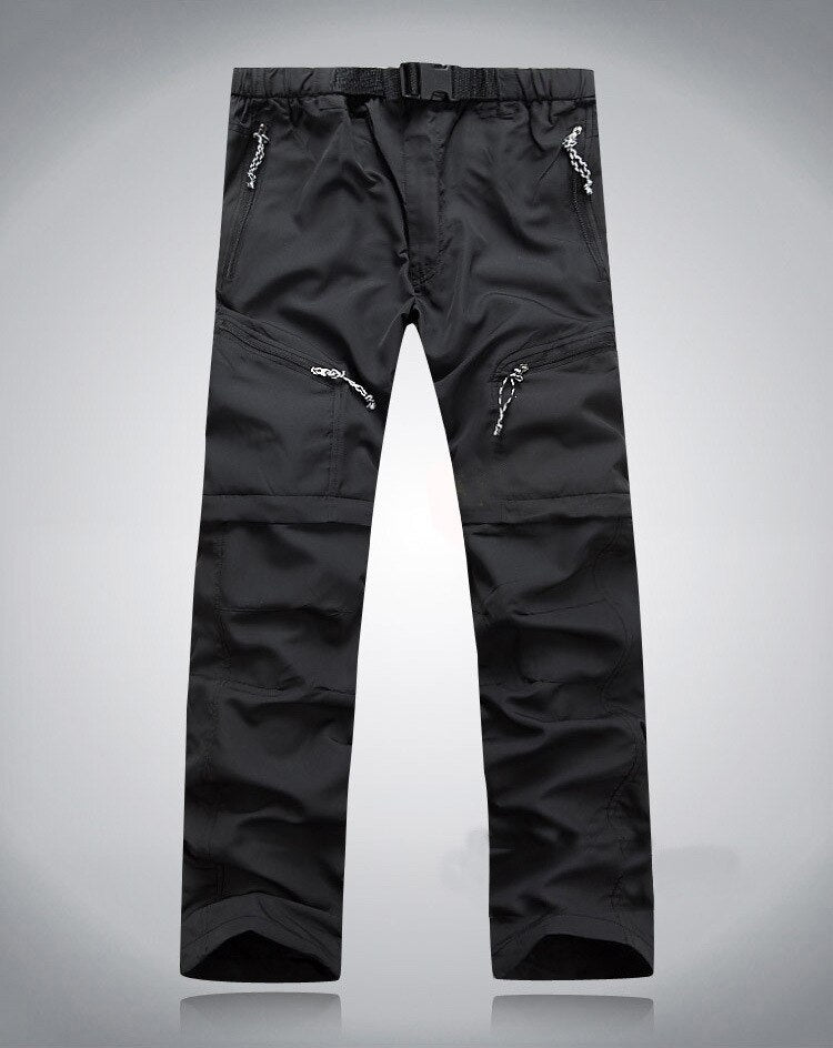 Pantalon Cargo Homme Convertible Multi-Poches