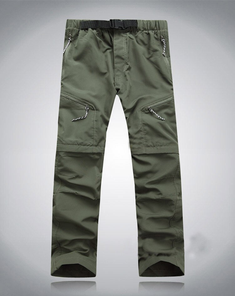 Pantalon Cargo Homme Convertible Multi-Poches