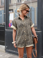 Robe Chemise Femme Imprimée Chic