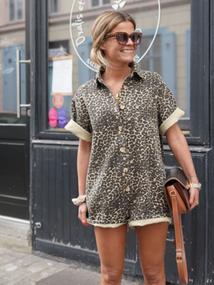 Robe Chemise Femme Imprimée Chic