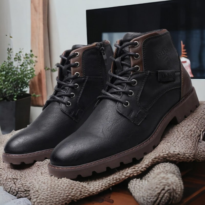 Bottines en Cuir Vintage Confort Durable et Style Authentique