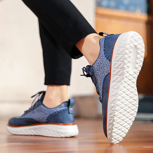 Baskets en Cuir Respirantes Confort Léger et Style Élégant