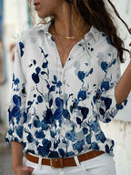 Blouse Femme Imprimé Géométrique Chic