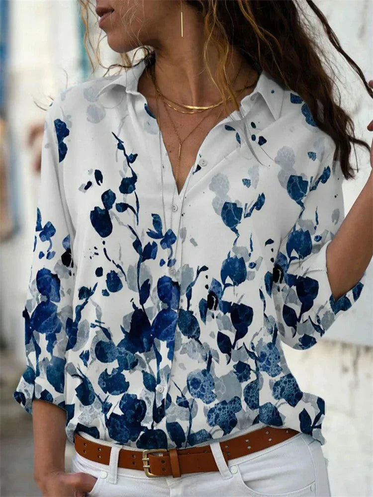 Blouse Femme Imprimé Géométrique Chic