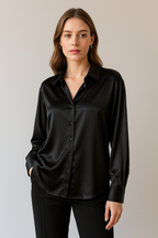 Chemisier Femme Satin Élégance Moderne