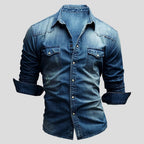 Chemise Homme Denim Slim Moderne