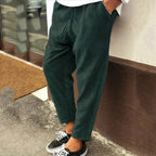 Pantalon Décontracté Coupe Droite Confort Léger et Style Moderne