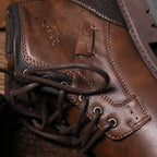 Bottines en Cuir Vintage Confort Durable et Style Authentique
