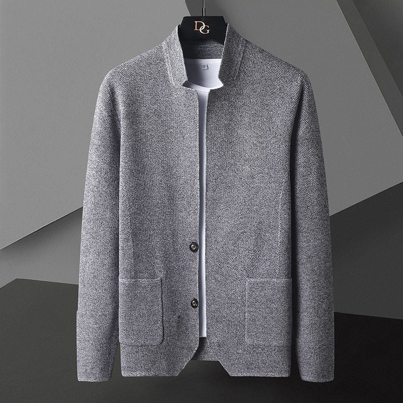 Cardigan Homme Maille Élégance Minimaliste