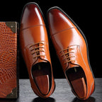 Chaussures Richelieu en Cuir Élégantes Style Classique et Finition Luxe