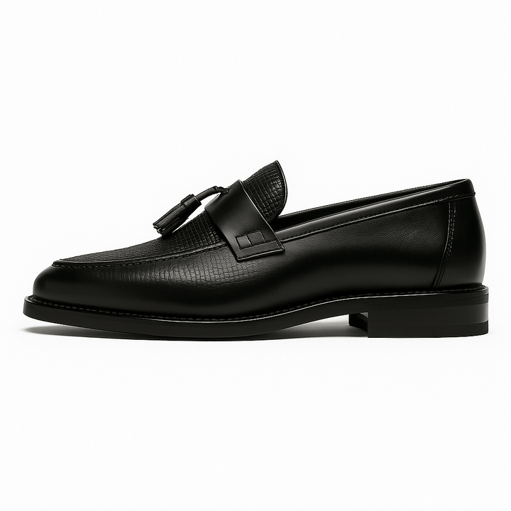Mocassins à Pampilles en Cuir Élégants Confort et Style Classique