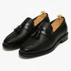 Mocassins à Pampilles en Cuir Élégants Confort et Style Classique