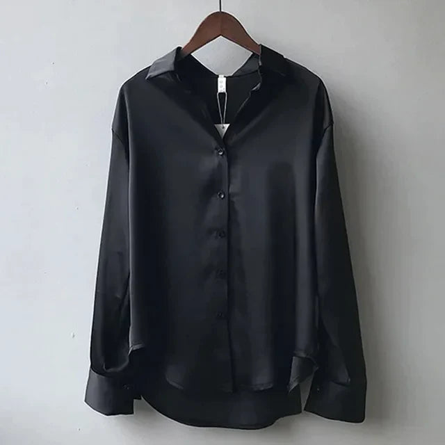 Chemisier Femme Satin Élégance Intemporelle