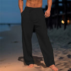 Pantalon Léger Été Taille Élastique Confort et Style Décontracté