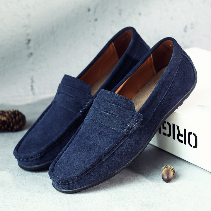 Mocassins en Daim Élégants Confort Léger et Style Décontracté