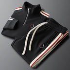 Ensemble Sport Élégant Col Zippé Confort et Style Moderne
