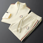 Ensemble Sport Élégant Col Zippé Confort et Style Moderne