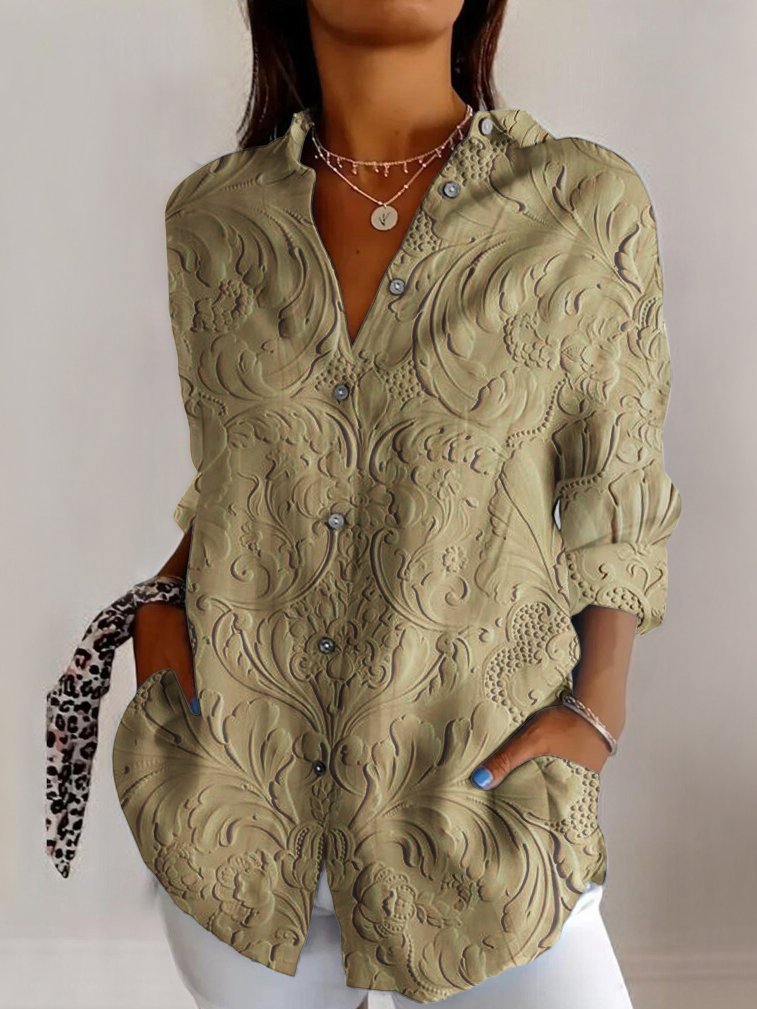 Chemisier Femme Motif Artistique Chic