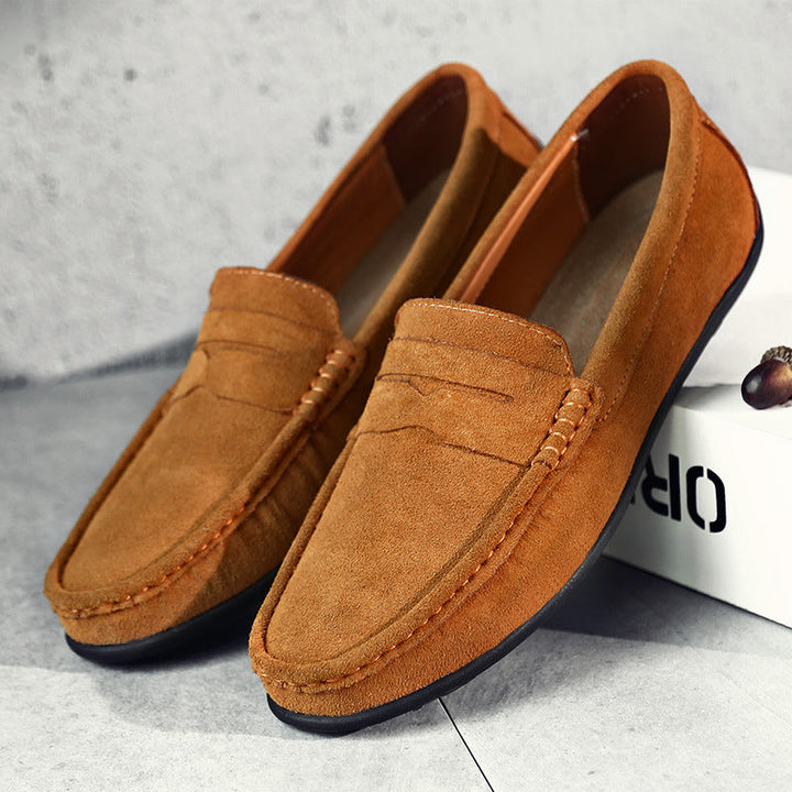 Mocassins en Daim Élégants Confort Léger et Style Décontracté