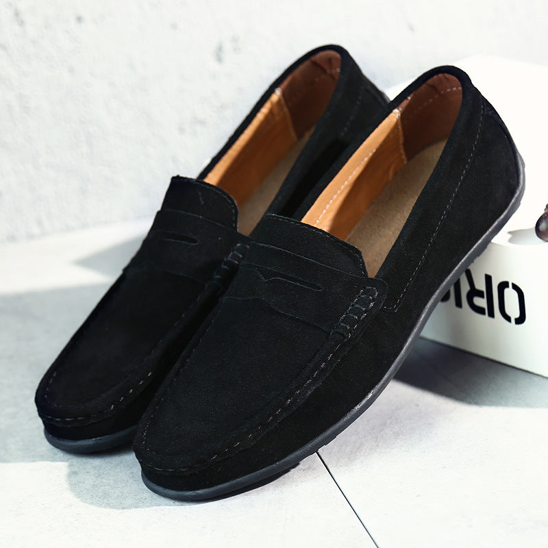 Mocassins en Daim Élégants Confort Léger et Style Décontracté