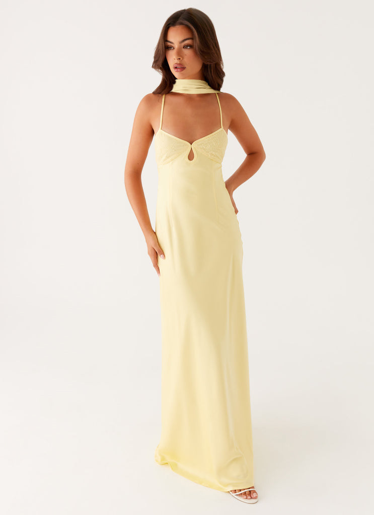 Robe Longue à Bretelles Fines Femme