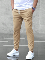 Pantalon Homme Chino Coupe Élégante