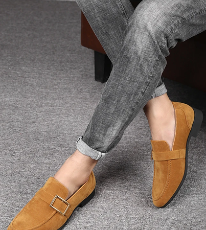 Mocassins Homme Boucle Élégance Moderne