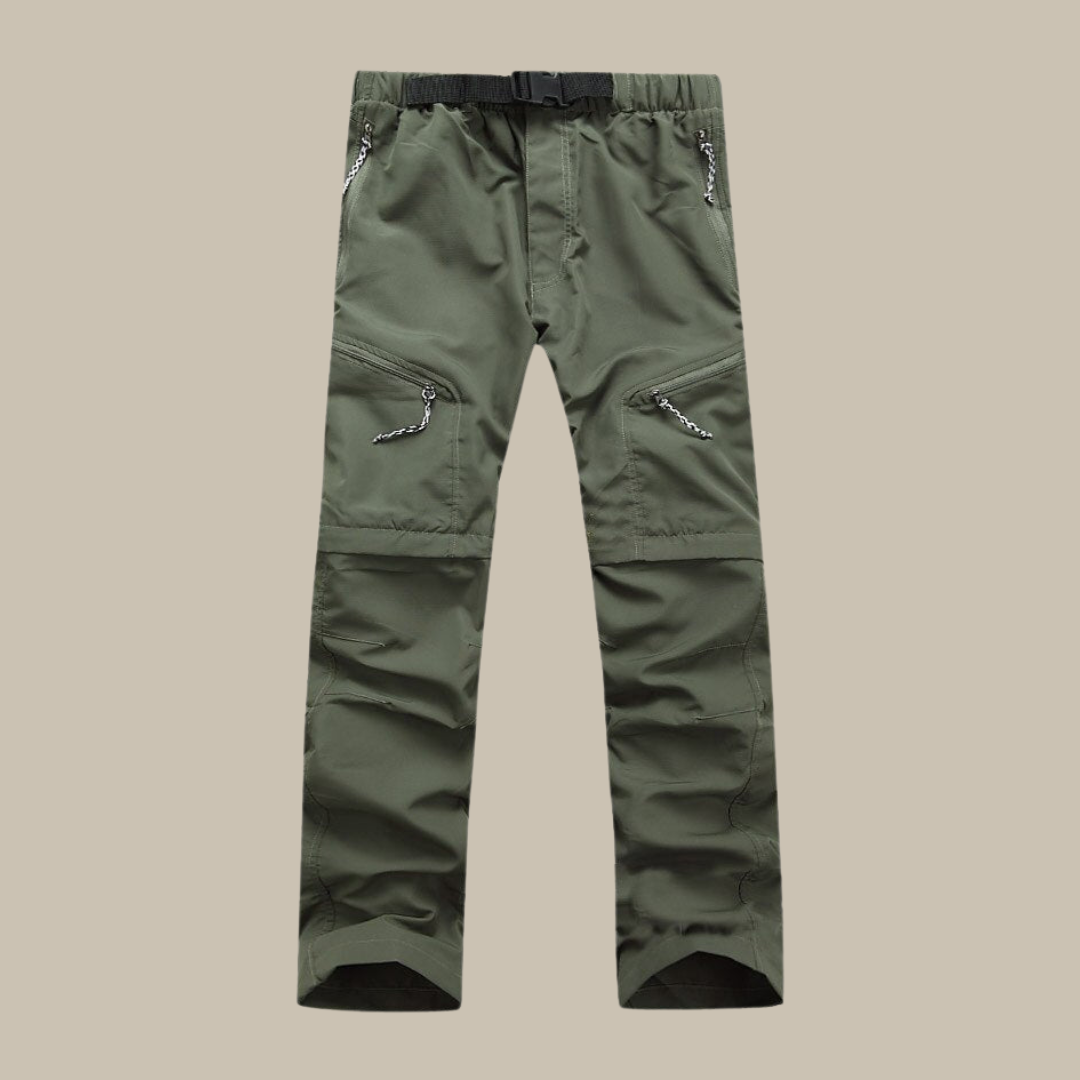 Pantalon Cargo Homme Convertible Multi-Poches