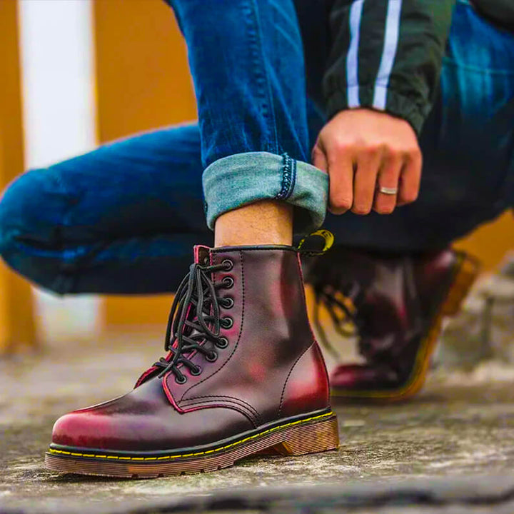 Bottes Homme Vintage Semelle Robuste
