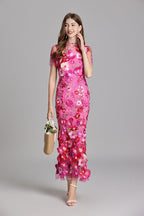 Robe Florale Femme Élégance Bohème