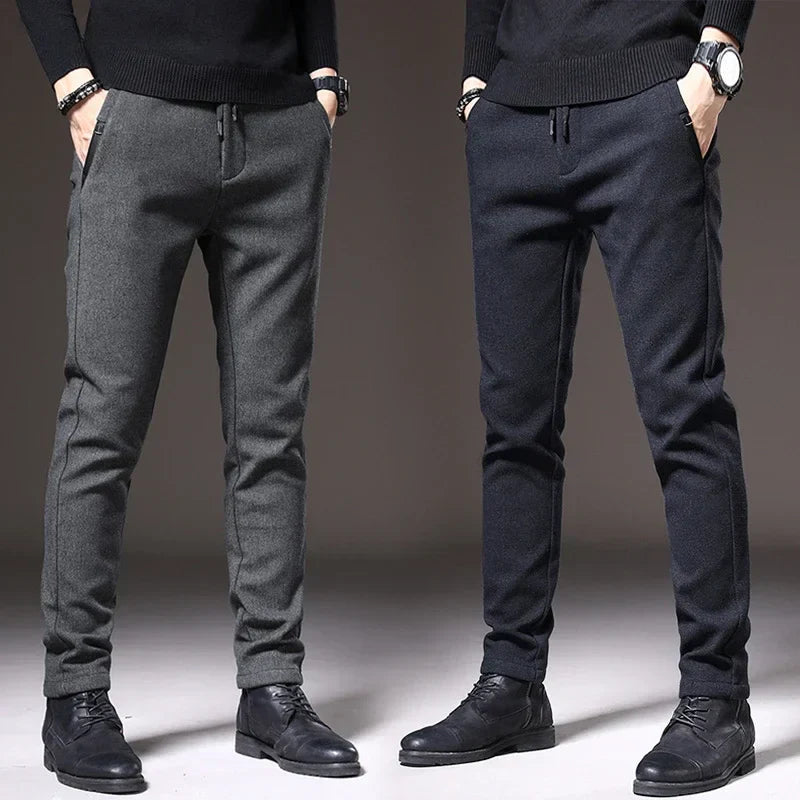 Pantalon Homme Ajusté Élégance Moderne