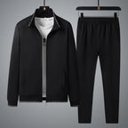 Ensemble Sport Zippé Confort Doux et Style Décontracté