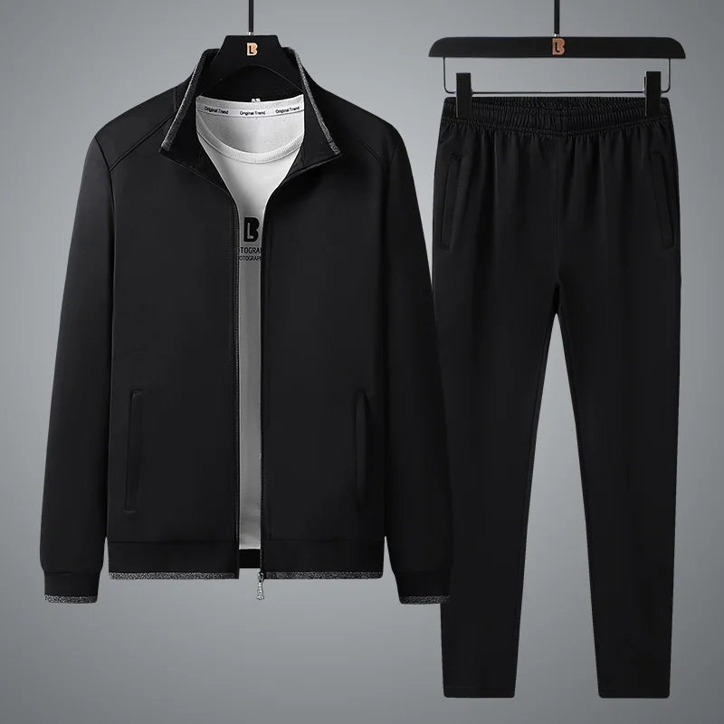 Ensemble Sport Zippé Confort Doux et Style Décontracté