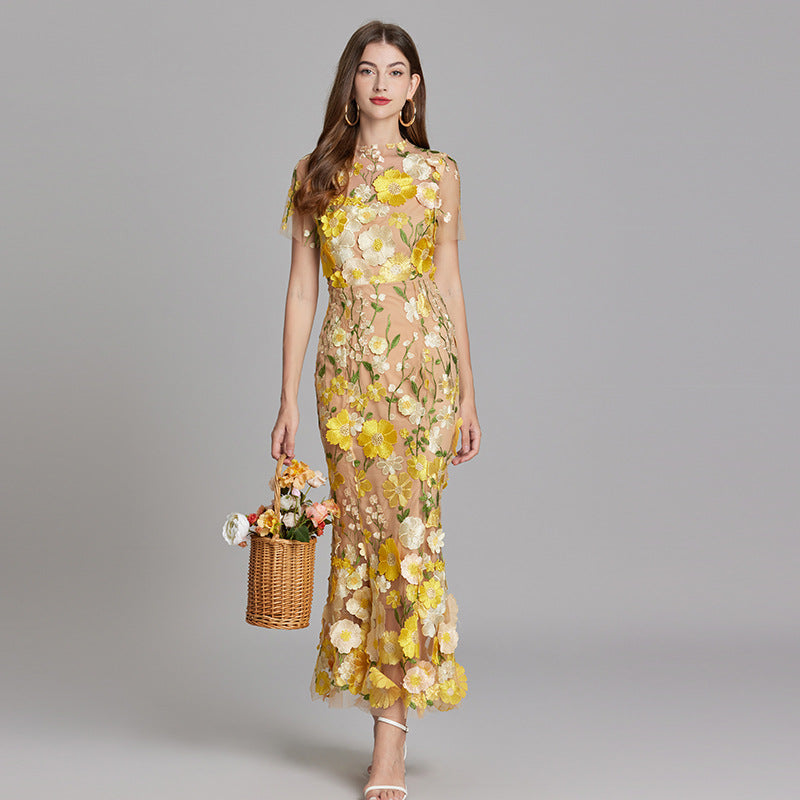 Robe Florale Femme Élégance Bohème