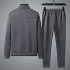 Ensemble Sport Zippé Confort Doux et Style Décontracté