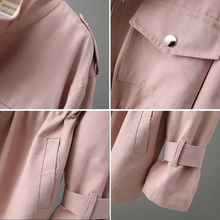 Veste Chemise à Poches et Taille Ajustable