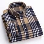 Chemise Homme à Carreaux Boutonnée