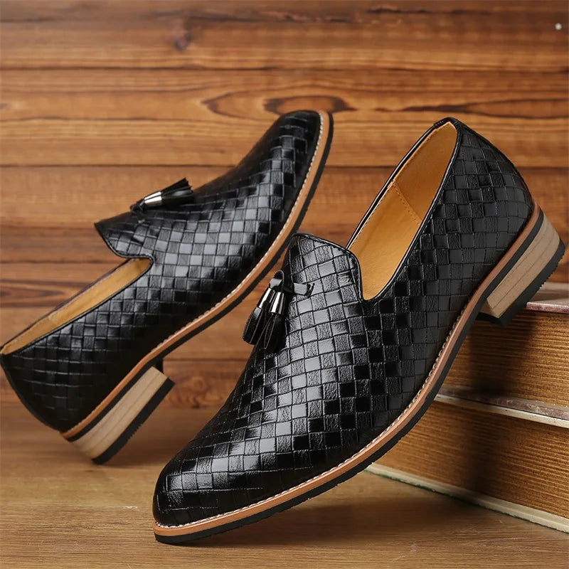 Mocassins Homme Tressés Élégance Premium
