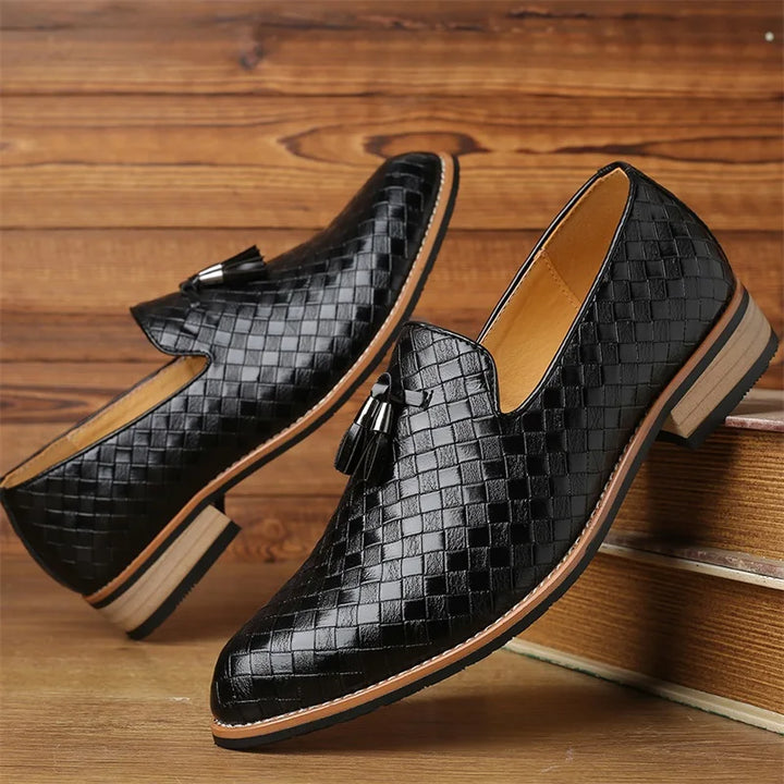 Mocassins Homme Tressés Élégance Premium