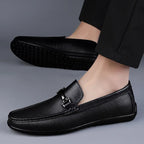 Mocassins en Cuir Élégants avec Boucle Confort et Style Moderne