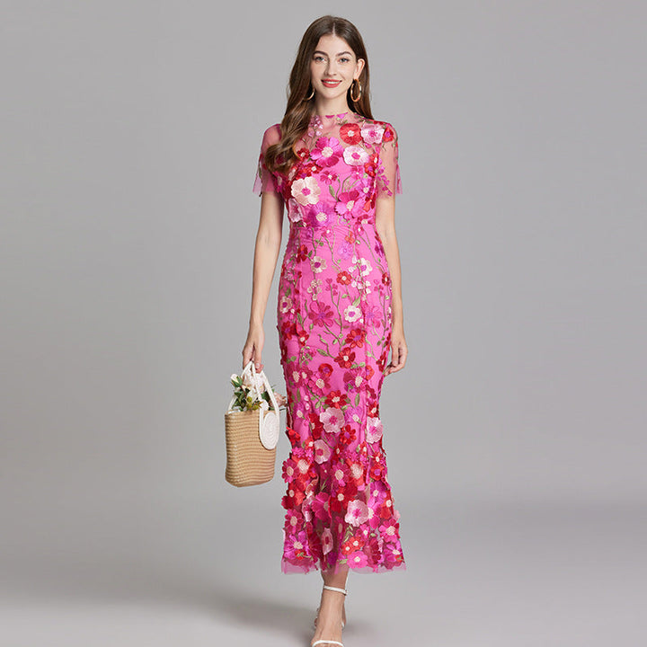 Robe Florale Femme Élégance Bohème